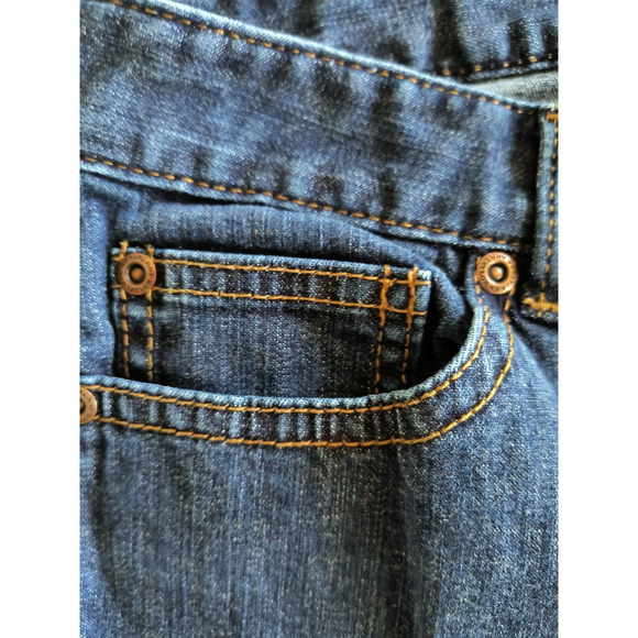 Ann Taylor Jeans Women's 6 Long Modern Fit Lindsay Waist Dark Wash 5 Pocket Zip - Picture 4 of 13